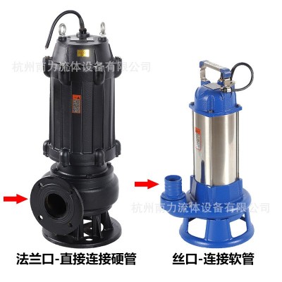 WQ轻型排污泵 不锈钢泵体家用农用养殖场便携式污水泵 废水抽水泵图3
