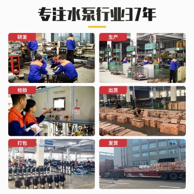 温岭水泵QJ 304不锈钢深井泵 100/130mm农用灌溉家用三相潜水泵图3