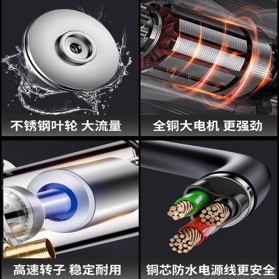 卡莱克24V48V60V72V电瓶车直流潜水泵家用抽水水泵农用灌溉抽水机图3