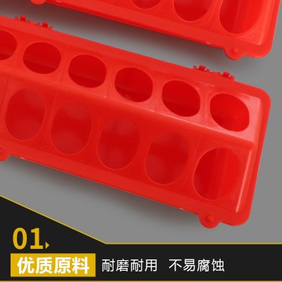 鸽子食槽防撒喂食器鸽子用品用具信鸽下料槽带盖加厚赛鸽料槽鸽具图2