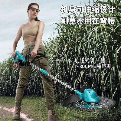 工厂直销无刷割草机充电式家用多功能农用收割锂电打草锄草除草机图3