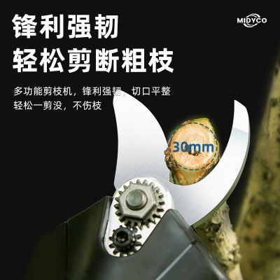 电动剪刀果树修枝剪手持充电式强力锂电剪刀园林粗枝剪树枝电剪子图5