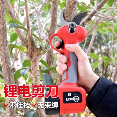 无刷花枝剪电动剪果树修枝剪 锂电无线电动园林剪图2