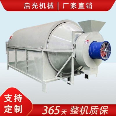 电加热滚筒烘干机 天然气烧煤烧柴多热源烘干机 酒糟药材烘干机图2