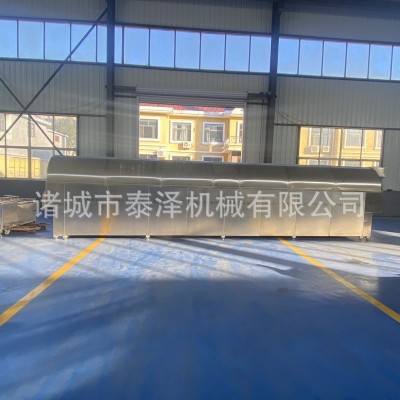 大型连续式电磁炒货机 电加热芝麻炒制机器 黑芝麻炒制流水线图3