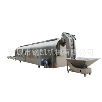 大型连续式炒瓜子花生机器全自动电磁炒黄豆流水线 腰果炒货机图5