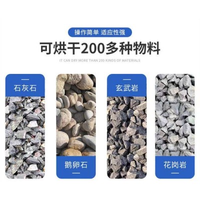 回转滚筒干燥机河沙硅砂石英砂锯末铁渣铜渣矿粉三回三筒烘干机图4