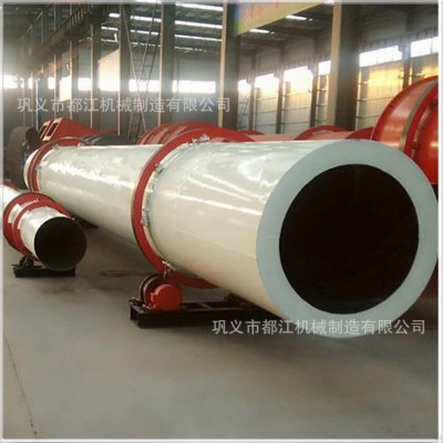 沙子煤泥矿粉渣烘干机工业型有机肥圆筒烘干设备回转滚筒干燥机图2