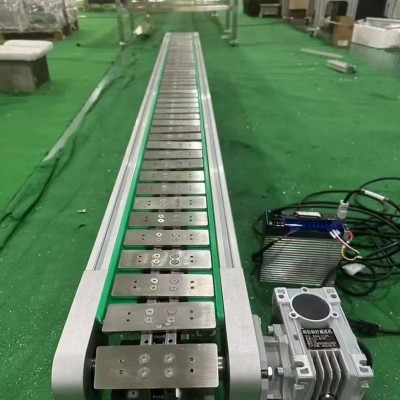 重型链板输送机废钢矿石分拣板式传送链 金属链板 扣板输送带机图3