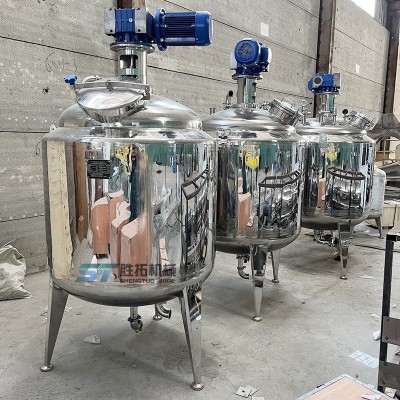 不锈钢搅拌罐1吨304电加热搅拌罐液体搅拌罐乳化罐化工真空反应釜图3