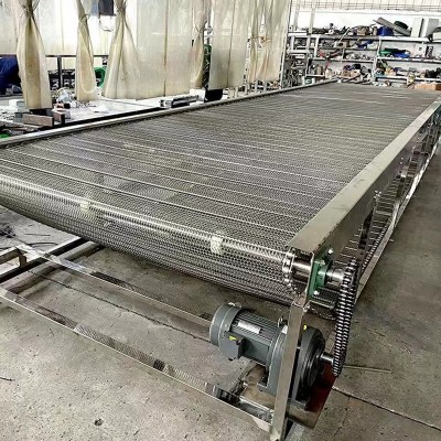 厂家供应金属食品流水工业耐高温输送机网带输送机链板输送机图5