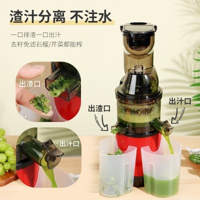 工厂代发榨汁机汁渣分离家用水果蔬菜商用大型口径免切过滤原汁机图3