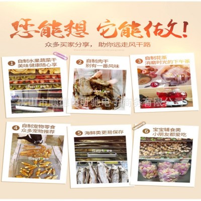 Septree/心驰商用干果机 果蔬脱水食物风干机 食品宠物烘干机家用图4