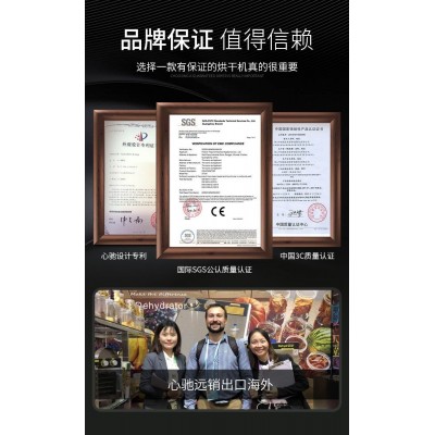 心驰不锈钢干果机 水果脱水风干机 小型家用宠物食品食物烘干机图5