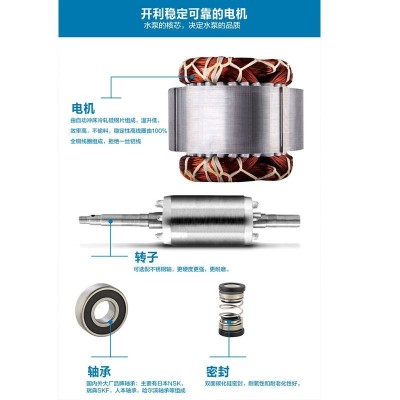 增压泵ISG/ISW铸铁立卧式或不锈钢管道泵DN50锅炉高层增压离心泵图4