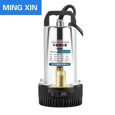 直流潜水泵12V24V48V60V家用高扬程潜水泵大流量电瓶车取电抽水机图2