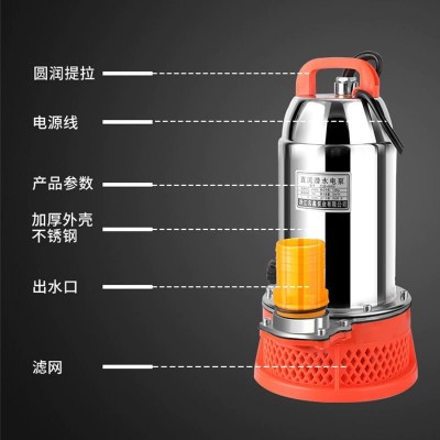 大流量大功率大2寸直流泵4860V电瓶车电动车抽水泵农用灌溉抽水机图2