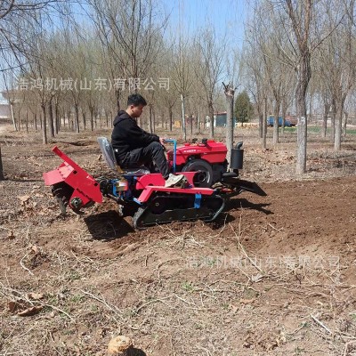 小型履带式微耕机50马力水旱两用耕田机犁地机 四驱乘坐式旋耕机图2
