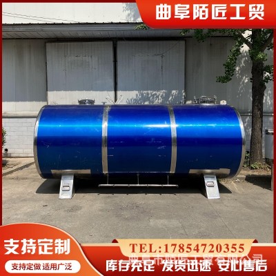 甲醇卧式储蓄罐 304不锈钢储液罐 纯水液体罐 工业用运输罐图4