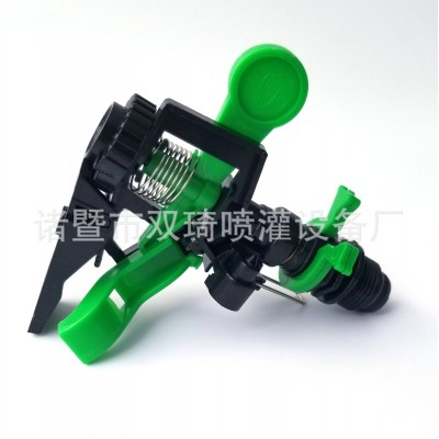 360度自动旋转摇臂喷头 4分DN15塑料草坪园林喷头喷灌喷水器批发图4