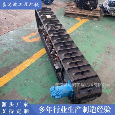 厂家直销履带底盘农用车橡胶行走底盘总成钢制钻机履带底盘可定制图3
