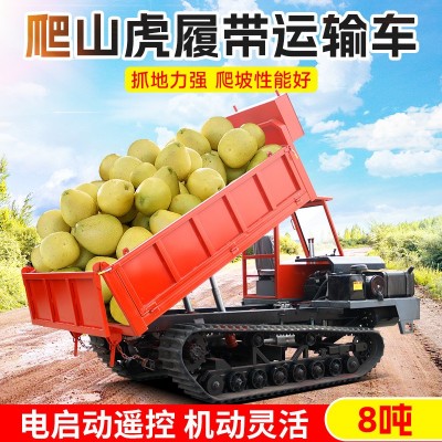 爬山虎履带运输车6吨爬山虎全地形履带自卸车8吨履带工程运输车图3