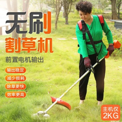 无刷充电式电动割草机背负园林打草机割灌机家用农用果园除草机图3