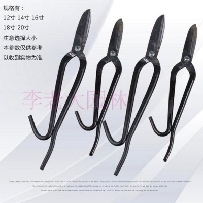 老式铁皮剪刀白铁剪弯把五莲加钢锻造铁皮剪子不锈钢剪轻钢龙骨剪图2