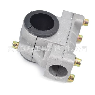 割草机操作杆固定座带橡胶套26MM28MM割灌机侧挂背负手柄压紧盖图4