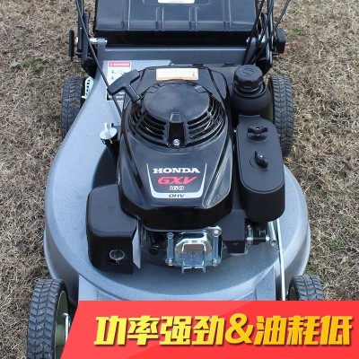 铝合金割草机草坪机手推式19 21寸推草机草坪剪草机割草机打草机图2