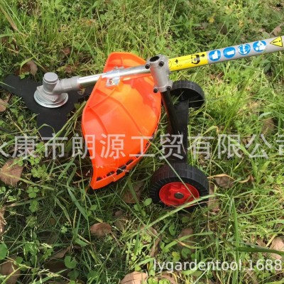 汽油电动家用割草机辅助轮手扶支撑架便携式电动打草机支撑轮图3
