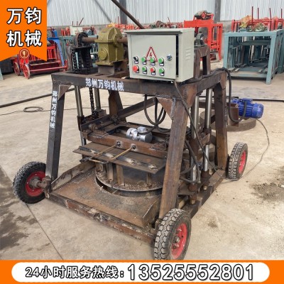 小型移动二次构造柱成型机 免支板构造柱制砖机 预制建筑构造柱机图3