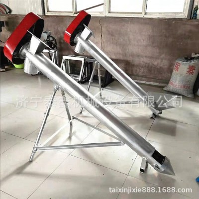 油菜籽上料机 小型不锈钢螺旋提升机 干粉装罐机图3
