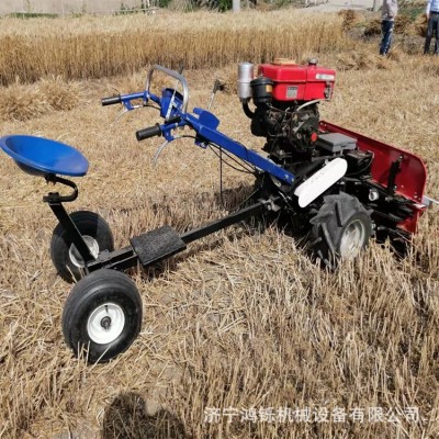 乘座小麦割捆机 农用柴油1200型割晒机 出口4GK90割捆机图3
