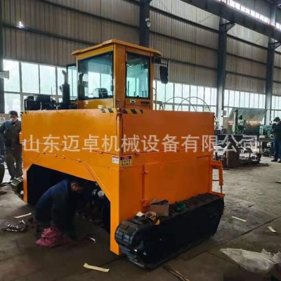 小型堆肥条垛翻抛设备 鸡粪发酵履带式翻堆机 有机肥自走式翻抛机图4
