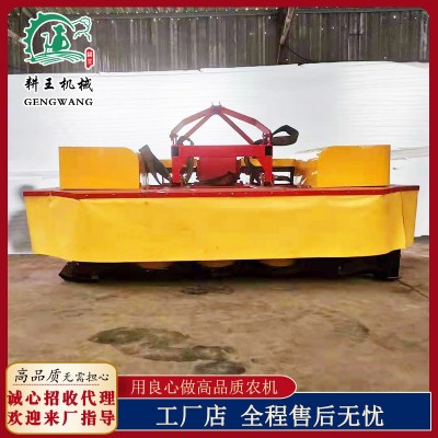 七盘旋转割草压扁机 草坪植被收割压扁一体机 悬挂青草压扁设备图4