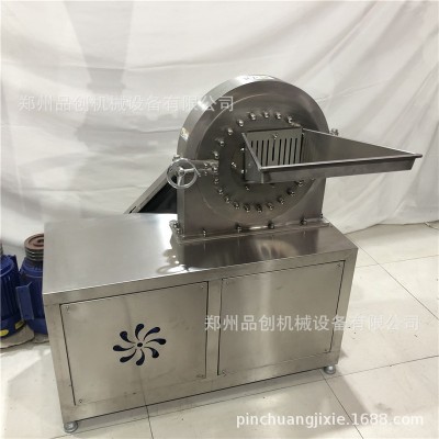 批发不锈钢肥料粉碎机 齿盘式树脂粉碎机 结块碱片工业盐打粉机图2