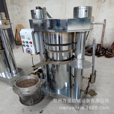 厂家供应小型液压茶籽压榨机 立式花生菜籽榨油机 液压商用香油机图3