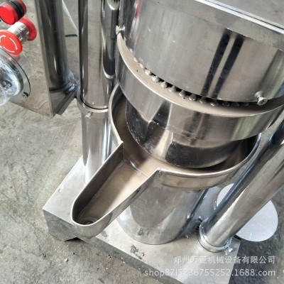 厂家供应小型液压茶籽压榨机 立式花生菜籽榨油机 液压商用香油机图4