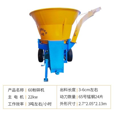 新式全自动大型草捆粉碎机 大型草捆破碎机 大型圆盘秸秆粉碎机图2