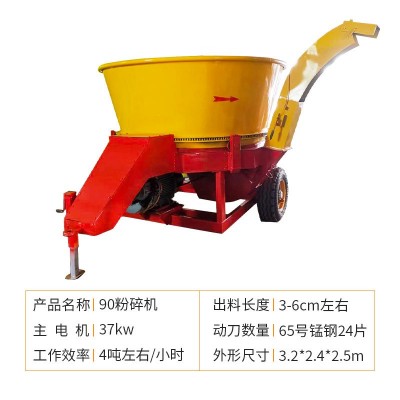 新式全自动大型草捆粉碎机 大型草捆破碎机 大型圆盘秸秆粉碎机图3