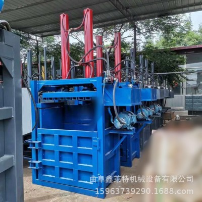 用立式打包机 秸秆压包机纸边打块机 立式液压废料打包机图3