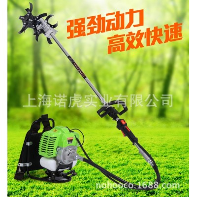 两冲程四冲程背负式多功能除草机 割草机 微耕机锄地草翻土松土机图3