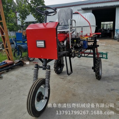 三轮柴油动力打药机 轮距可调玉米打药机 大面积农作物喷药机图3