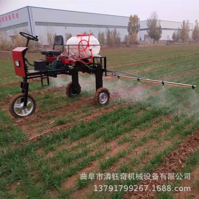 三轮柴油动力打药机 轮距可调玉米打药机 大面积农作物喷药机