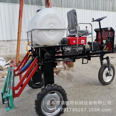 三轮柴油动力打药机 轮距可调玉米打药机 大面积农作物喷药机图4