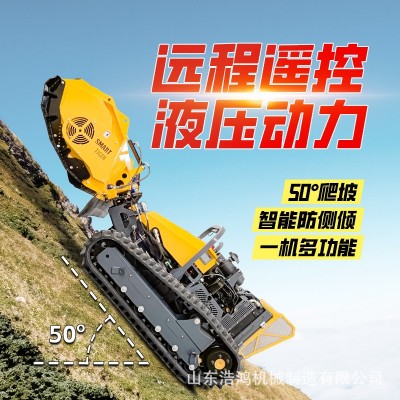 大型遥控开荒割草粉碎机 园林复杂地形割灌机 55度边坡除草砍荒机图5
