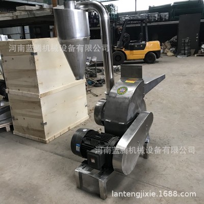 批发工业盐锤片式不锈钢粉碎机 化工原料打粉机 桃酥饼干磨粉机图4