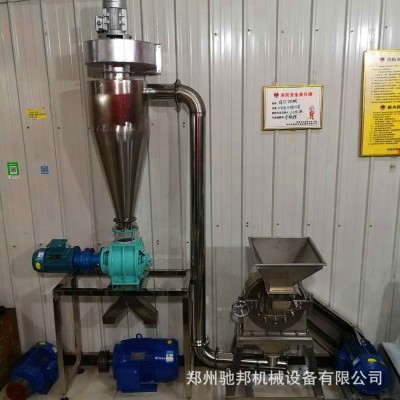不锈钢五谷杂粮粉碎机 除尘中药打粉机 304不锈钢齿盘粉碎机图3