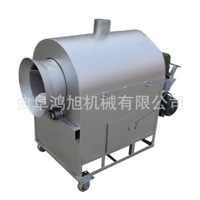 花生芝麻炒货机采用自动滚筒炒货机器多功能不锈钢炒锅炒瓜子机器图4